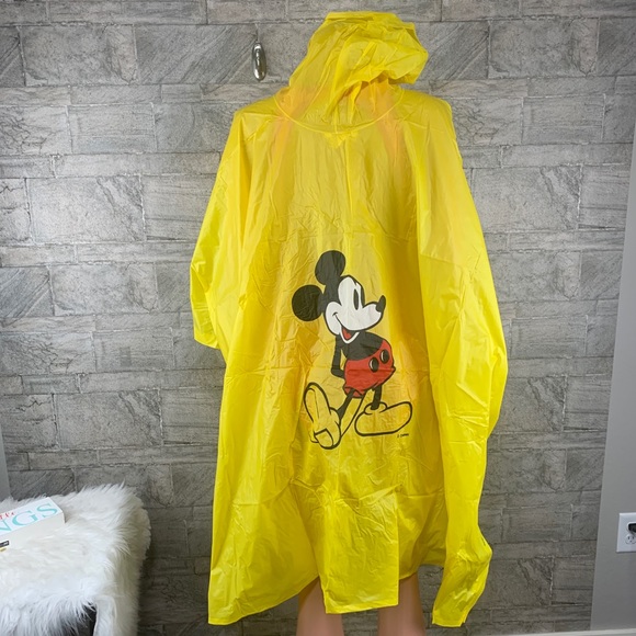 Disney Sweaters Disney Yellow Mickey Mouse Rain Poncho One Size